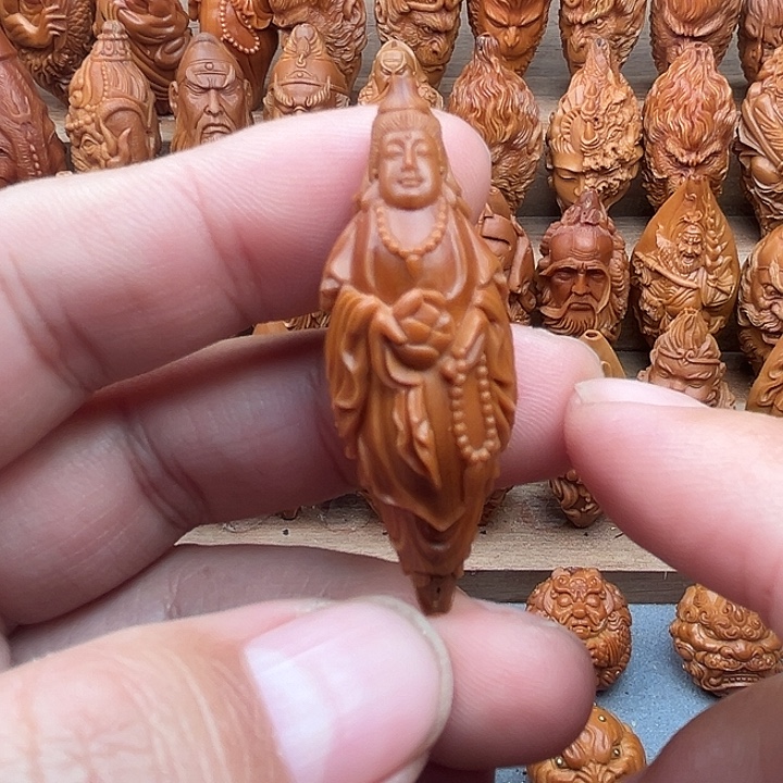 吊坠橄榄核17观音