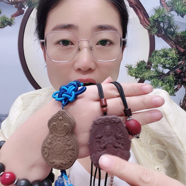 葫芦车挂➕洛神绿度母➕南朝一梦单珠项链