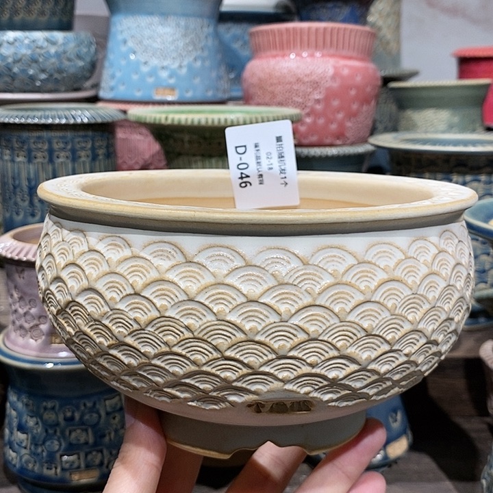 七里烧陶瓷02-18-046口径12