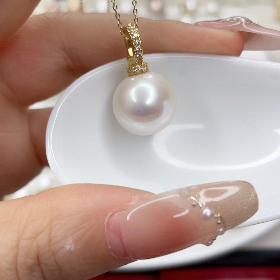 淡水珍珠未镶嵌吊坠(赠链)