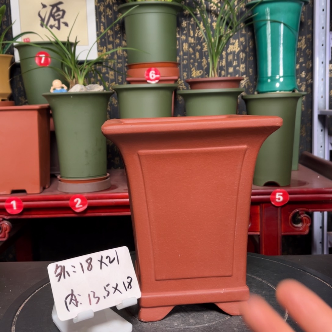 紫砂花盆紫砂花盆