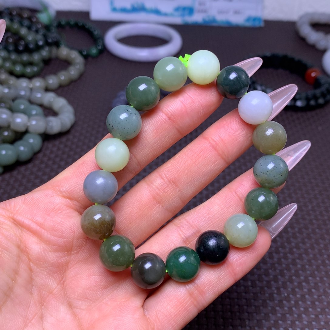 未镶嵌手串和田玉卡12