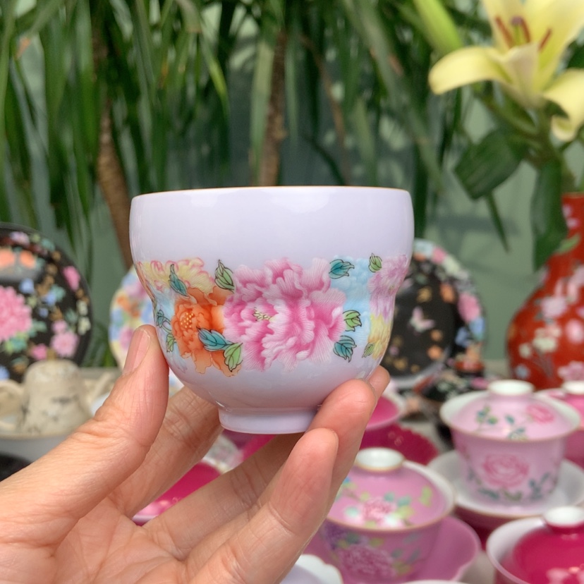 【闪购商品】景德镇蹄花万花葫芦杯