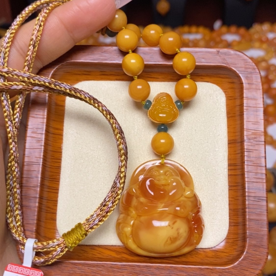 【闪购商品】蜜蜡颈饰未镶嵌项链