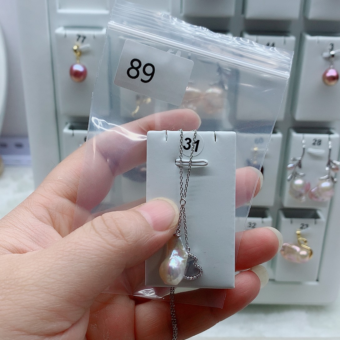 吊坠(不含链)淡水珍珠合金
