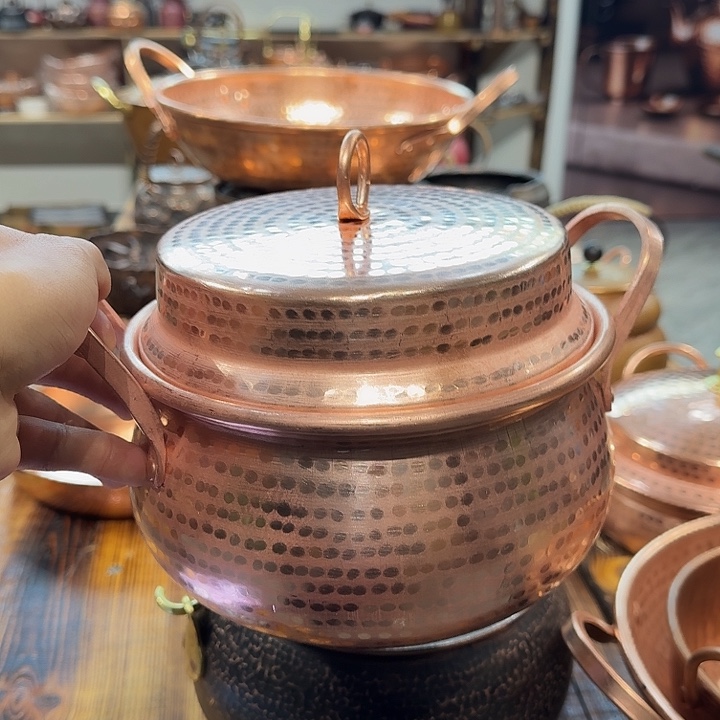 紫铜手工制作摆件一个