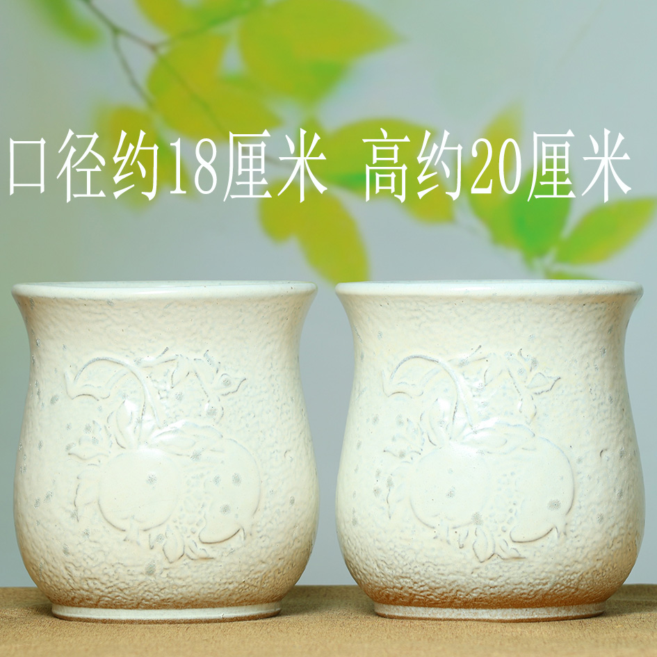 特价有孔多肉花盆粗陶多肉植物法师紫砂兰花陶瓷大号陶罐法师花盆