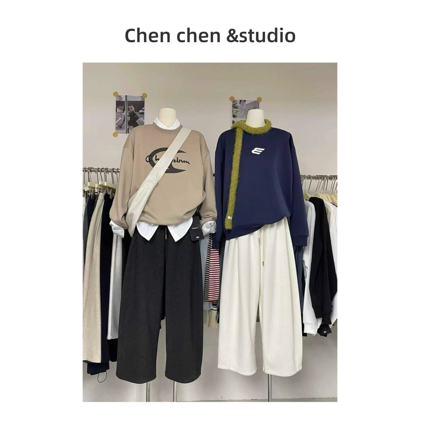 【小个子弯刀奶奶裤】加厚加绒弯刀松紧腰女休闲裤百搭阔腿大长腿裤