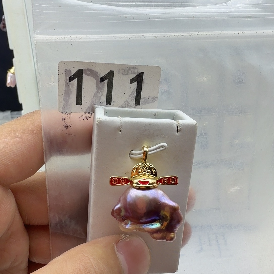 淡水珍珠颈饰合金