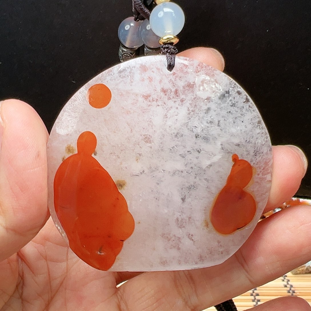 未镶嵌玛瑙/玉髓珠宝半成品