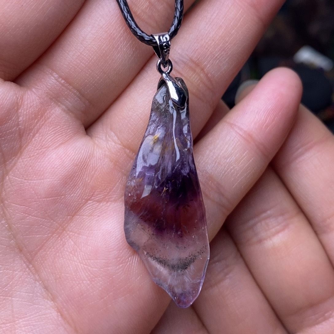 水晶A015极光四色吊坠未镶嵌陈*姐