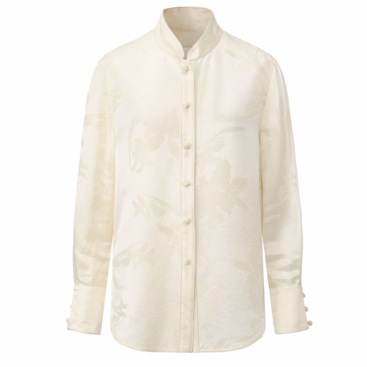 JUNYANG杨君 蔷薇春序中式衬衫