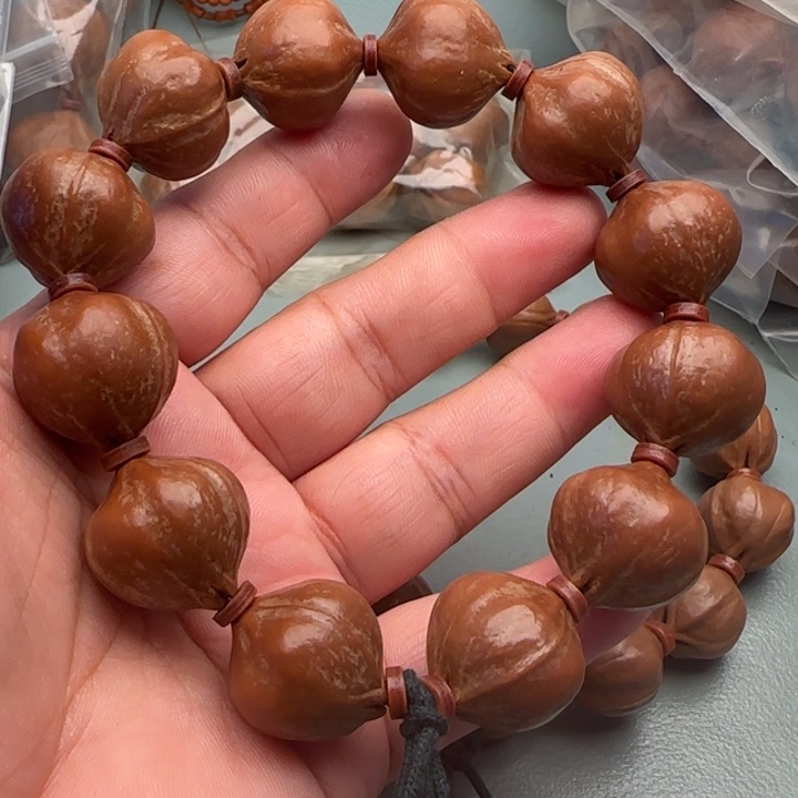 用***3手串橄榄核橄榄核原皮铁核