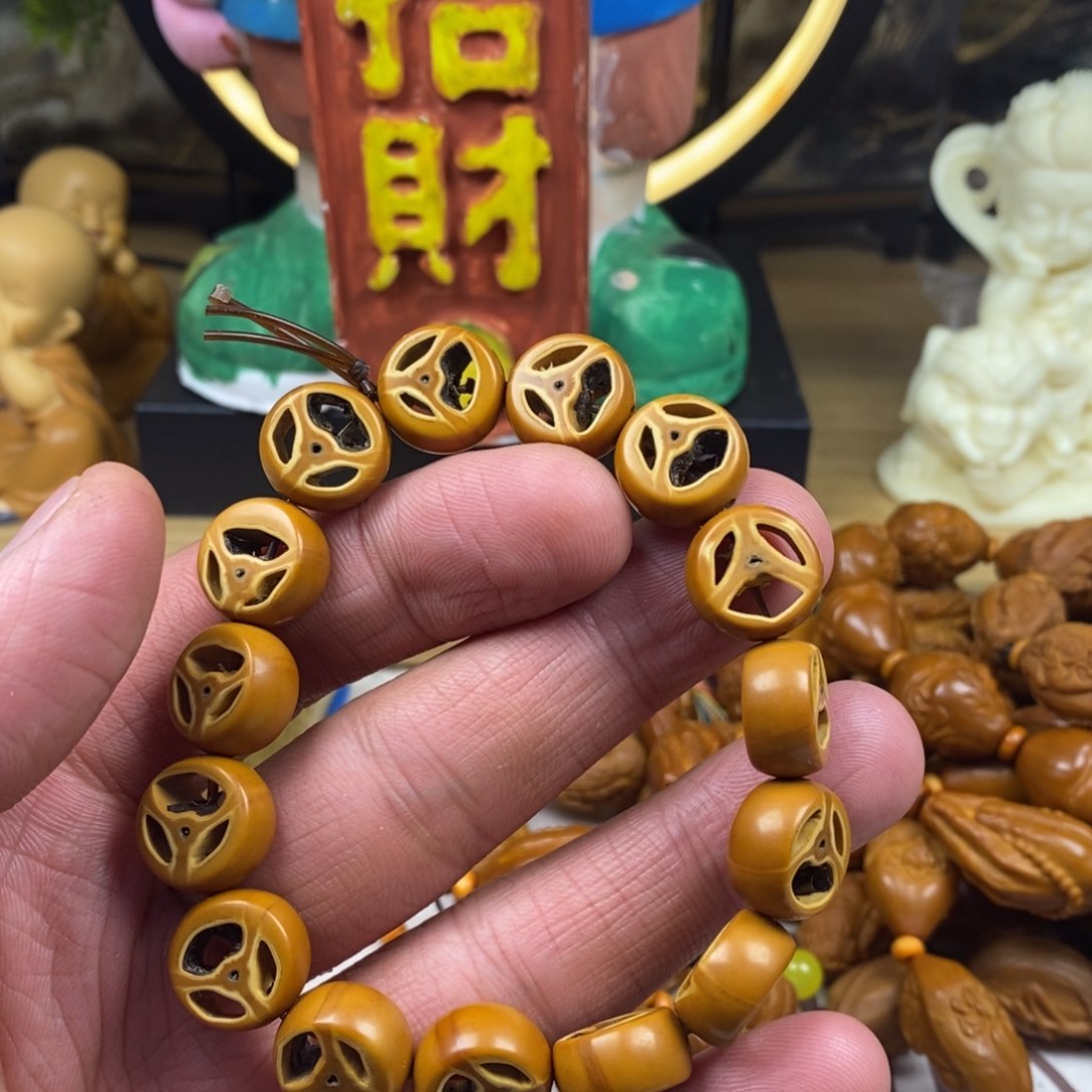 橄榄核手串/手链橄榄核雕刻工艺手串7