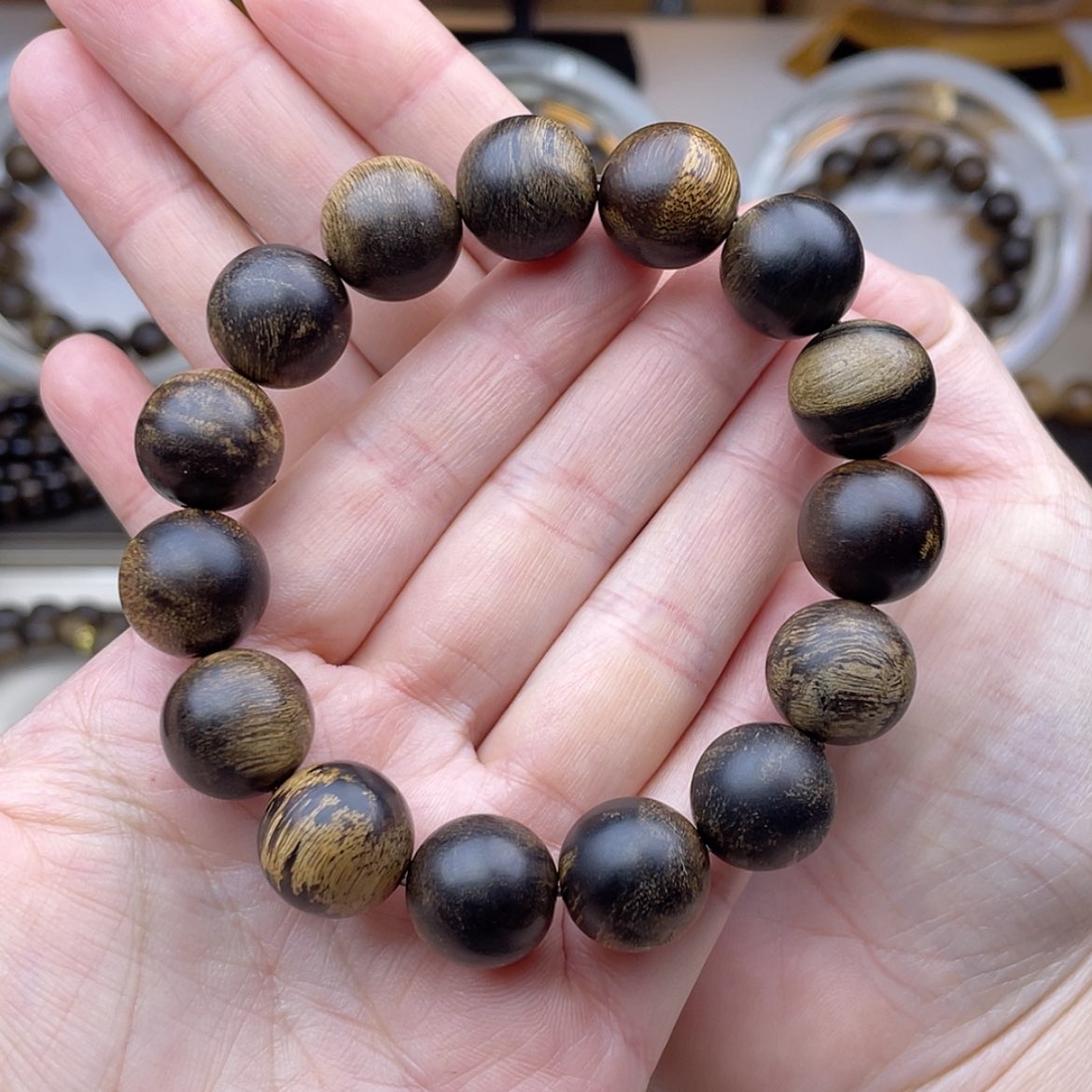 【闪购商品】手串沉香木旭****）芽庄留疤