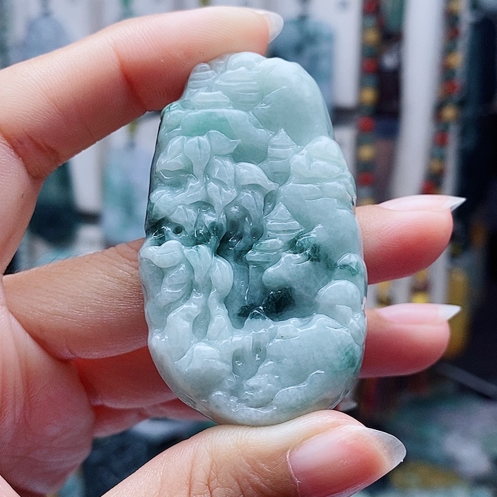 翡翠未镶嵌颈饰翡翠