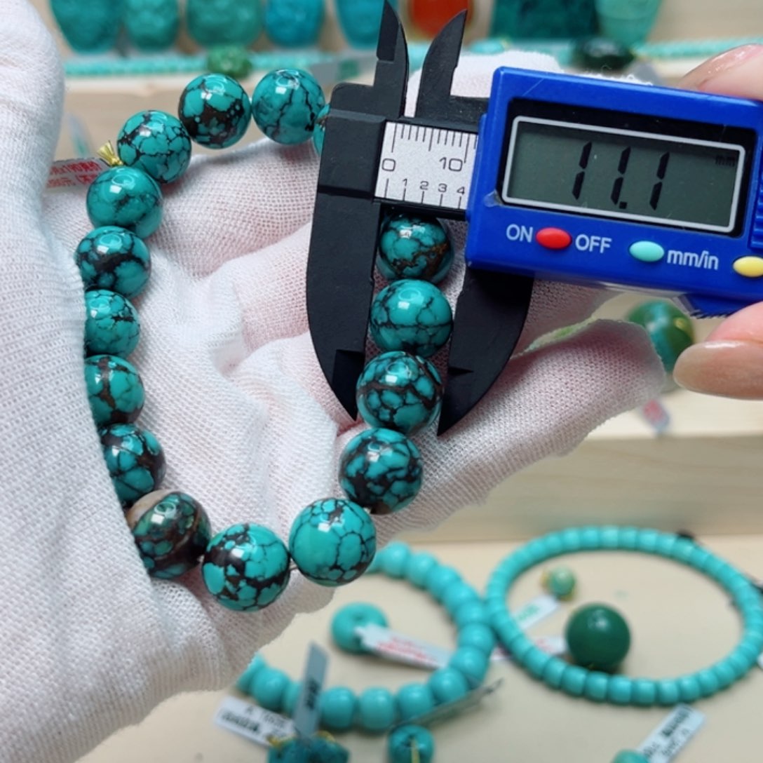 绿松石圆珠单圈未镶嵌