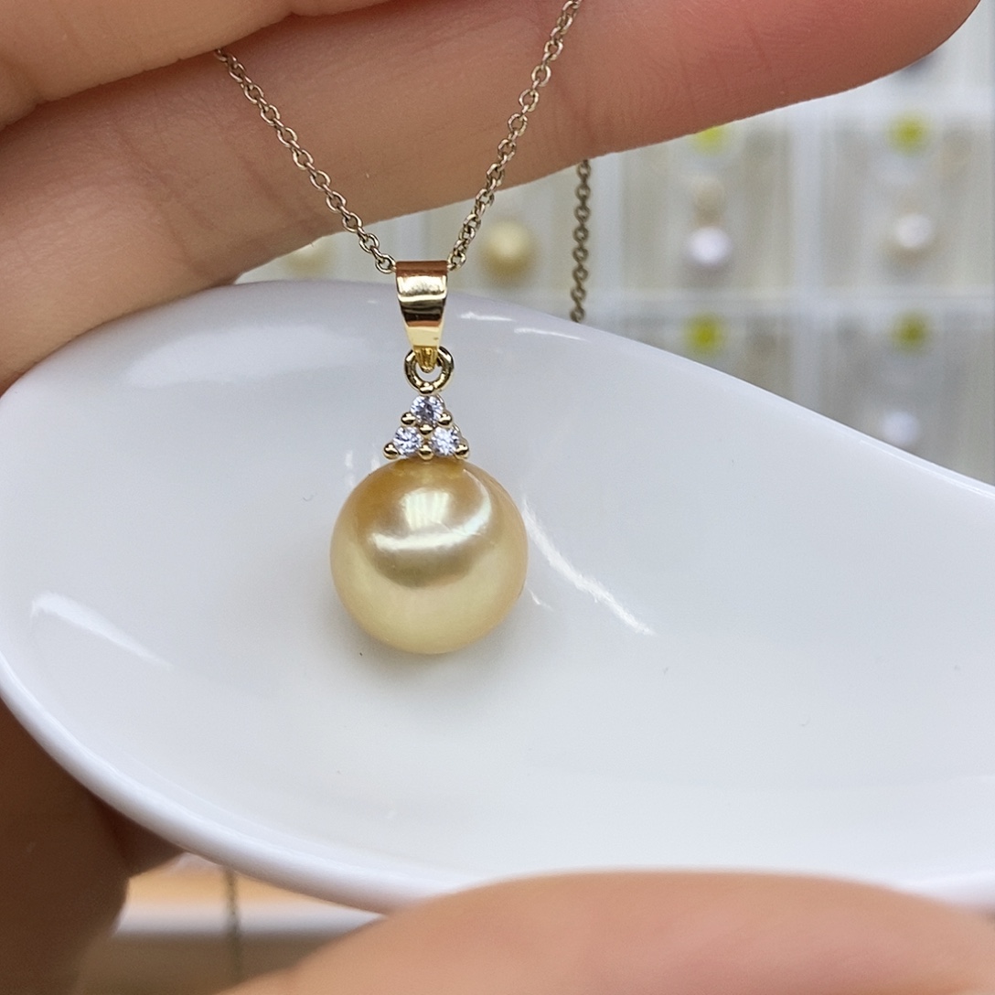 未镶嵌淡水珍珠吊坠(赠链)