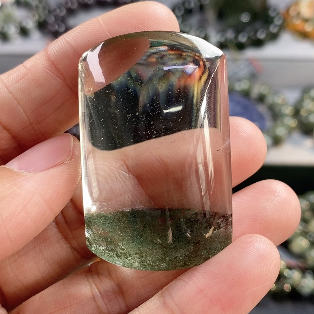 盈***盈手链水晶未镶嵌绿幽灵吊直发