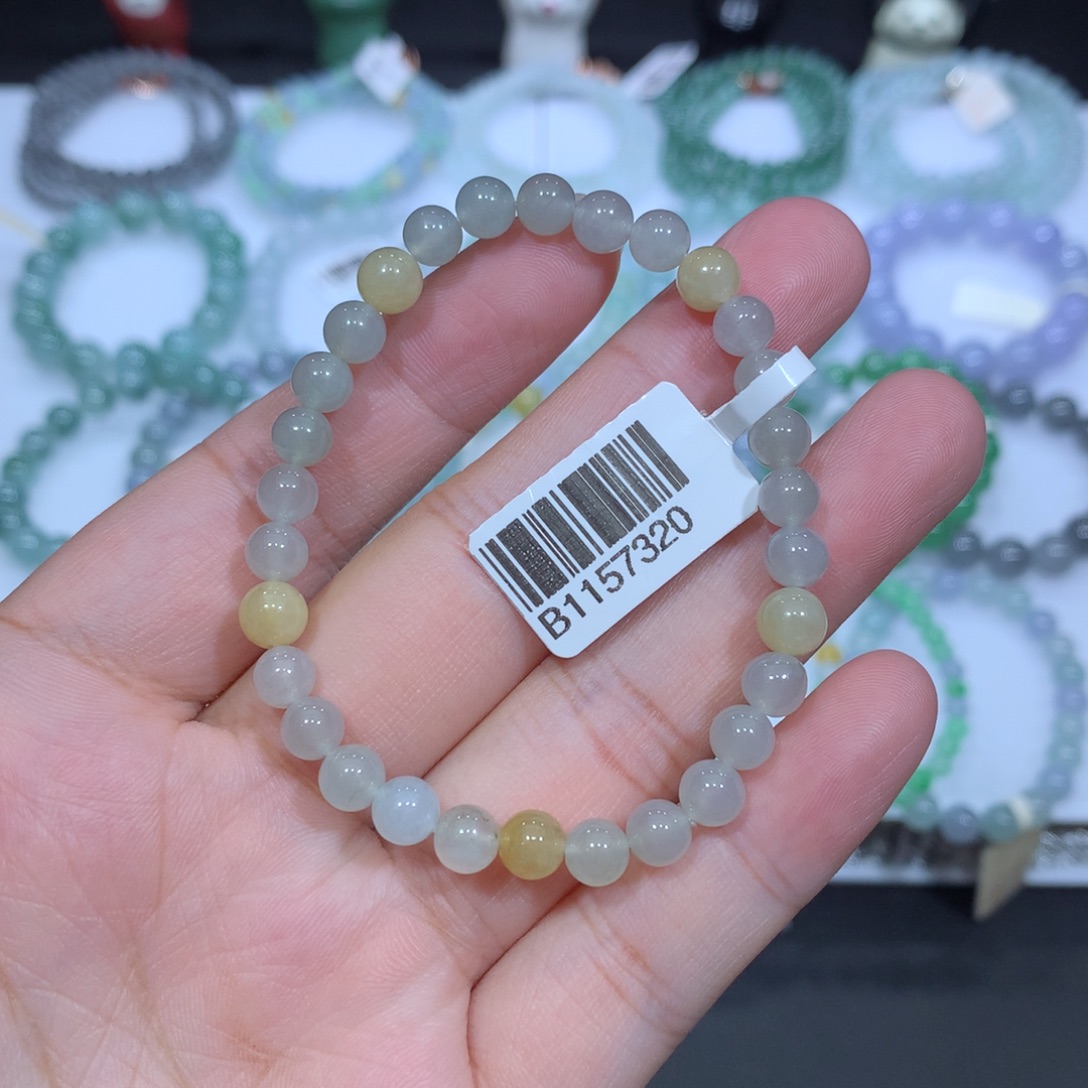 未镶嵌手串翡翠天然