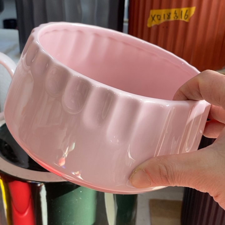 陶盆有孔 瑕疵针孔漏釉介意勿拍外口 15外高8