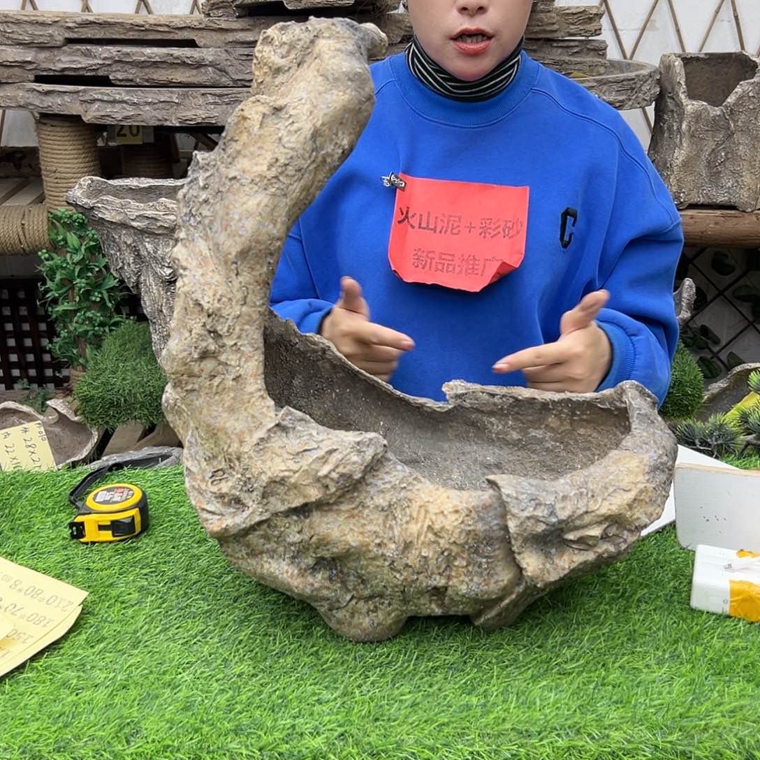 盆景异性花盆鱼缸p1-007