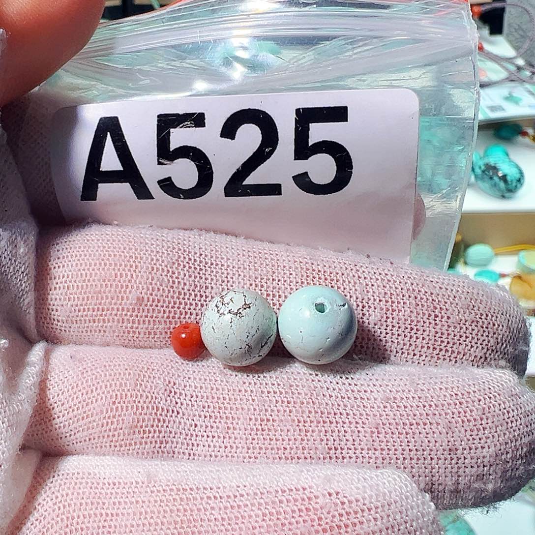 南红玛瑙卡9对珠未镶嵌