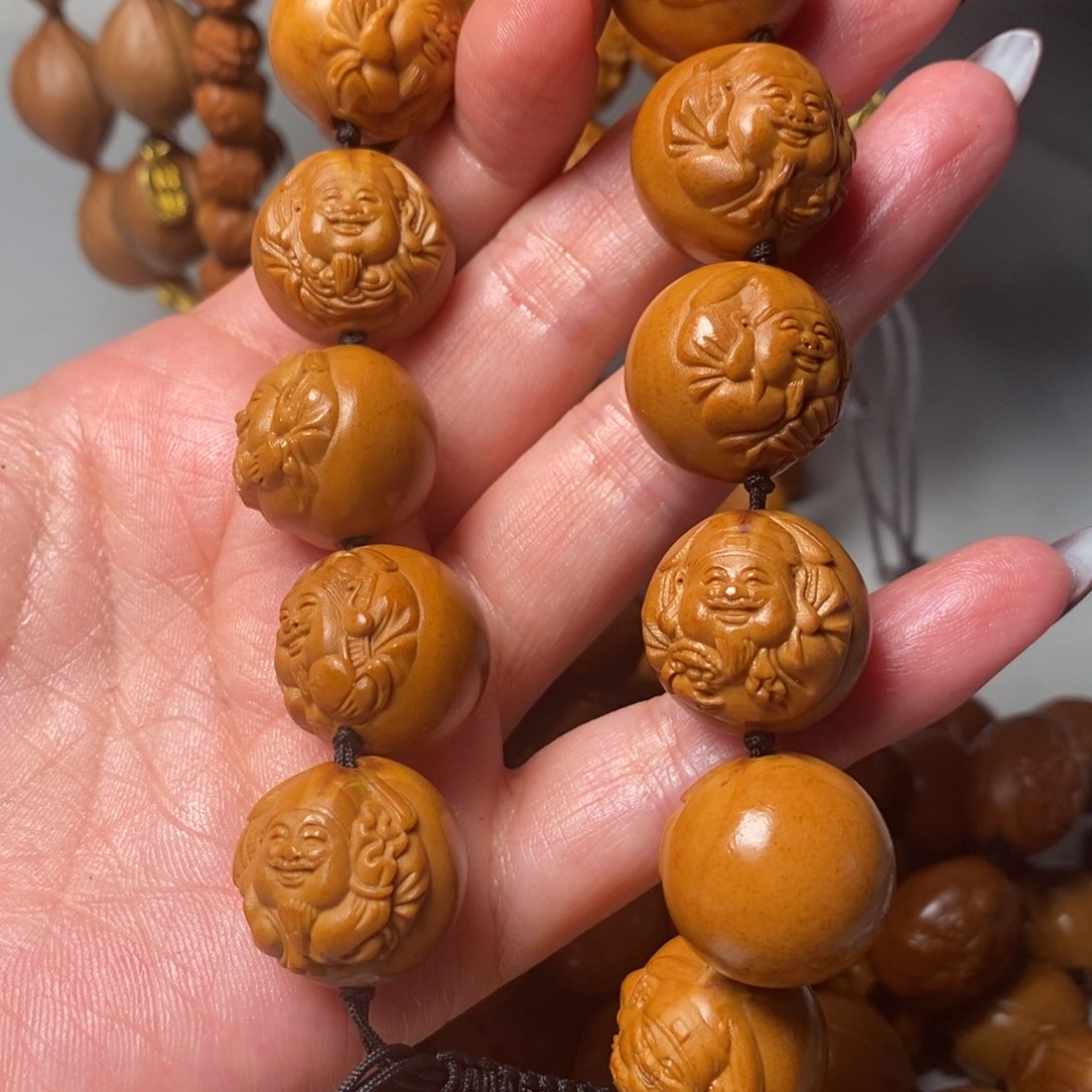 橄榄核手串/手链财神头