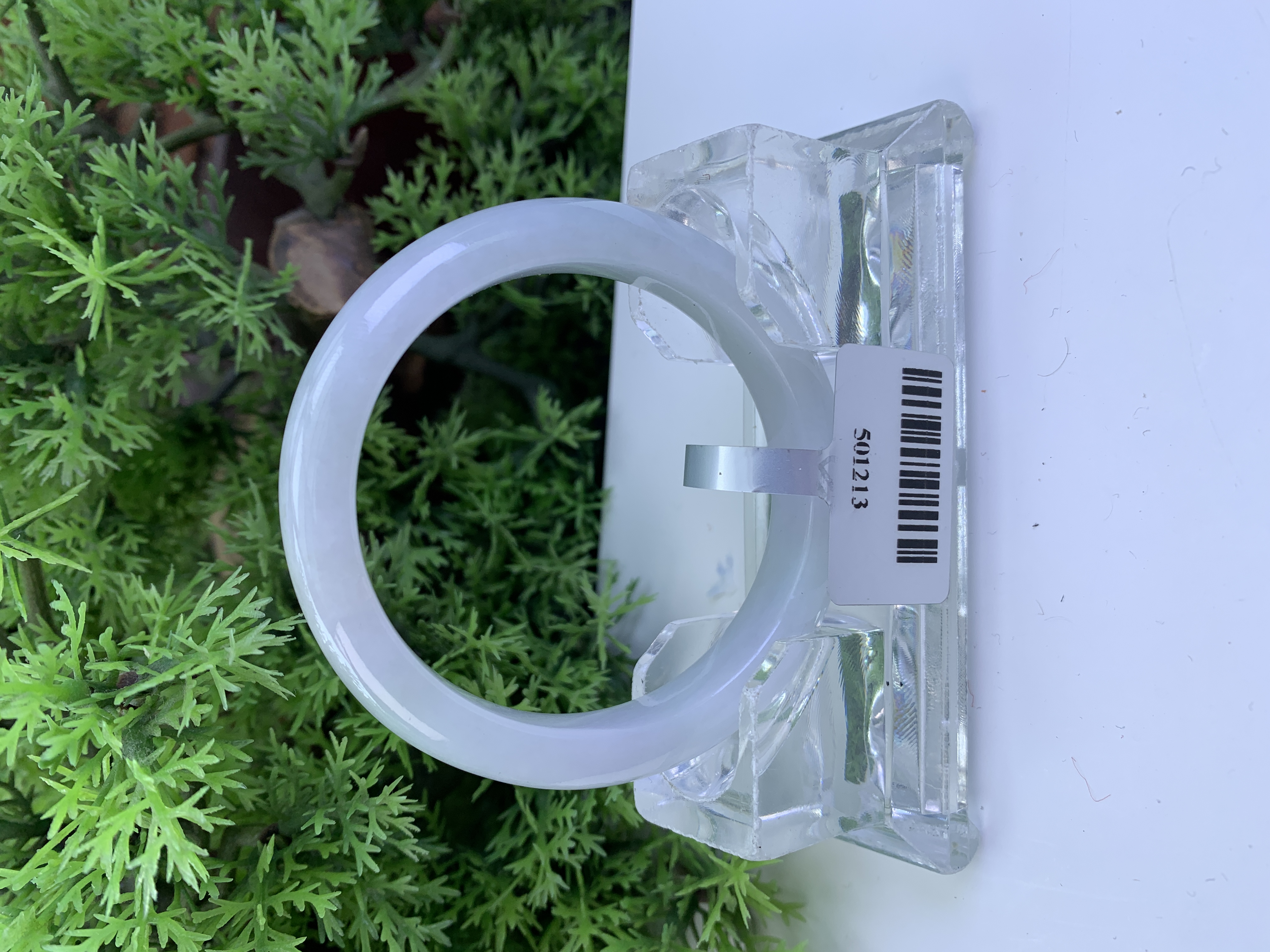 【刘思懿】天然缅甸A货翡翠手镯-J-8