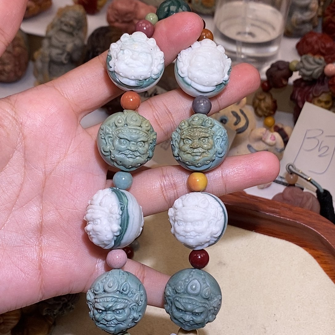 石英质玉（阿拉善玉）未镶嵌手链