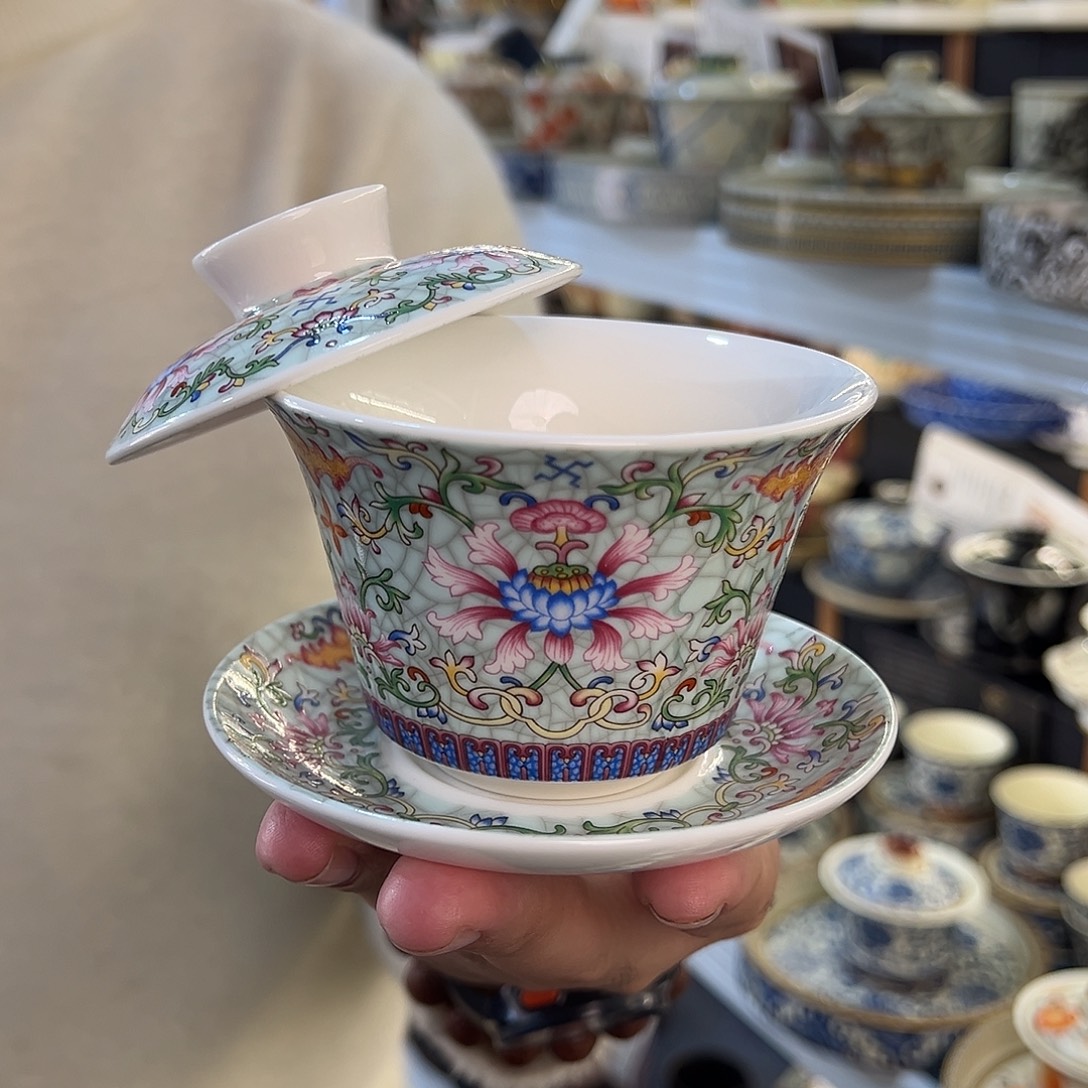 盖碗很漂亮我很喜欢