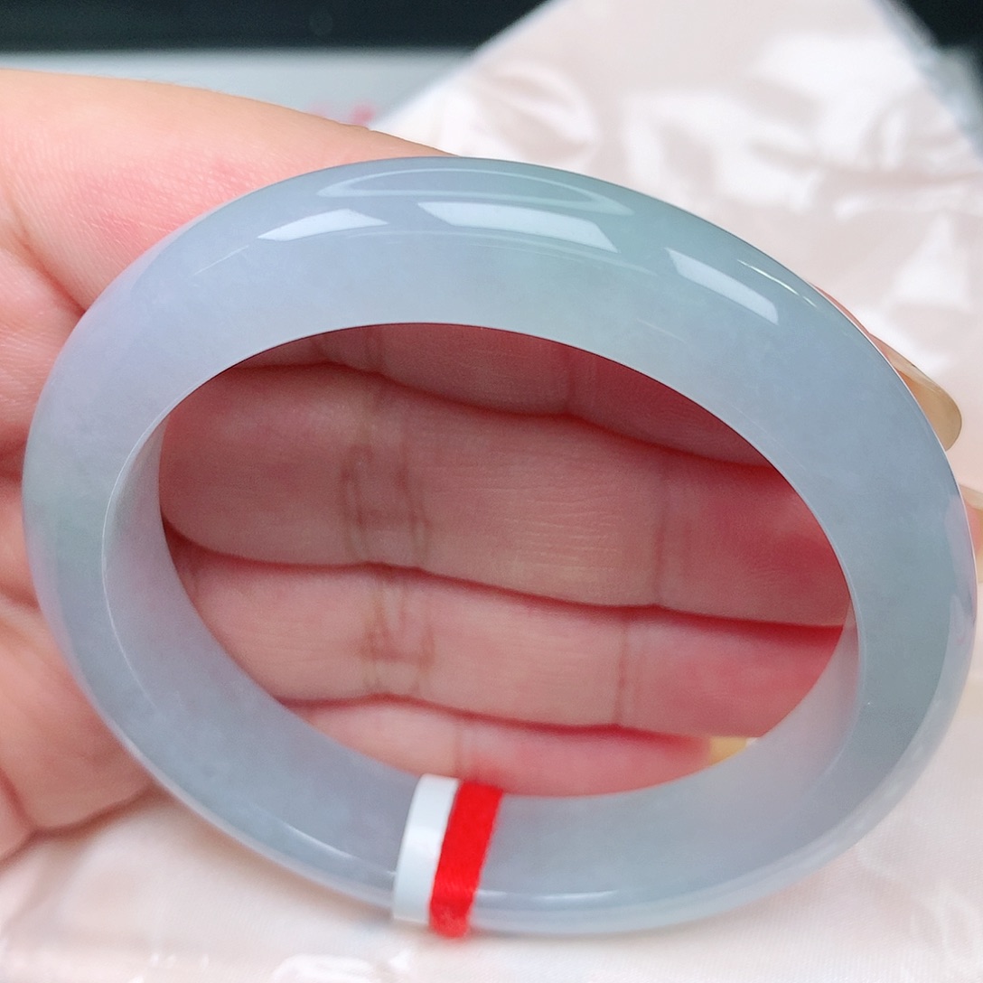 未镶嵌手镯翡翠11冰胶幻彩蓝紫