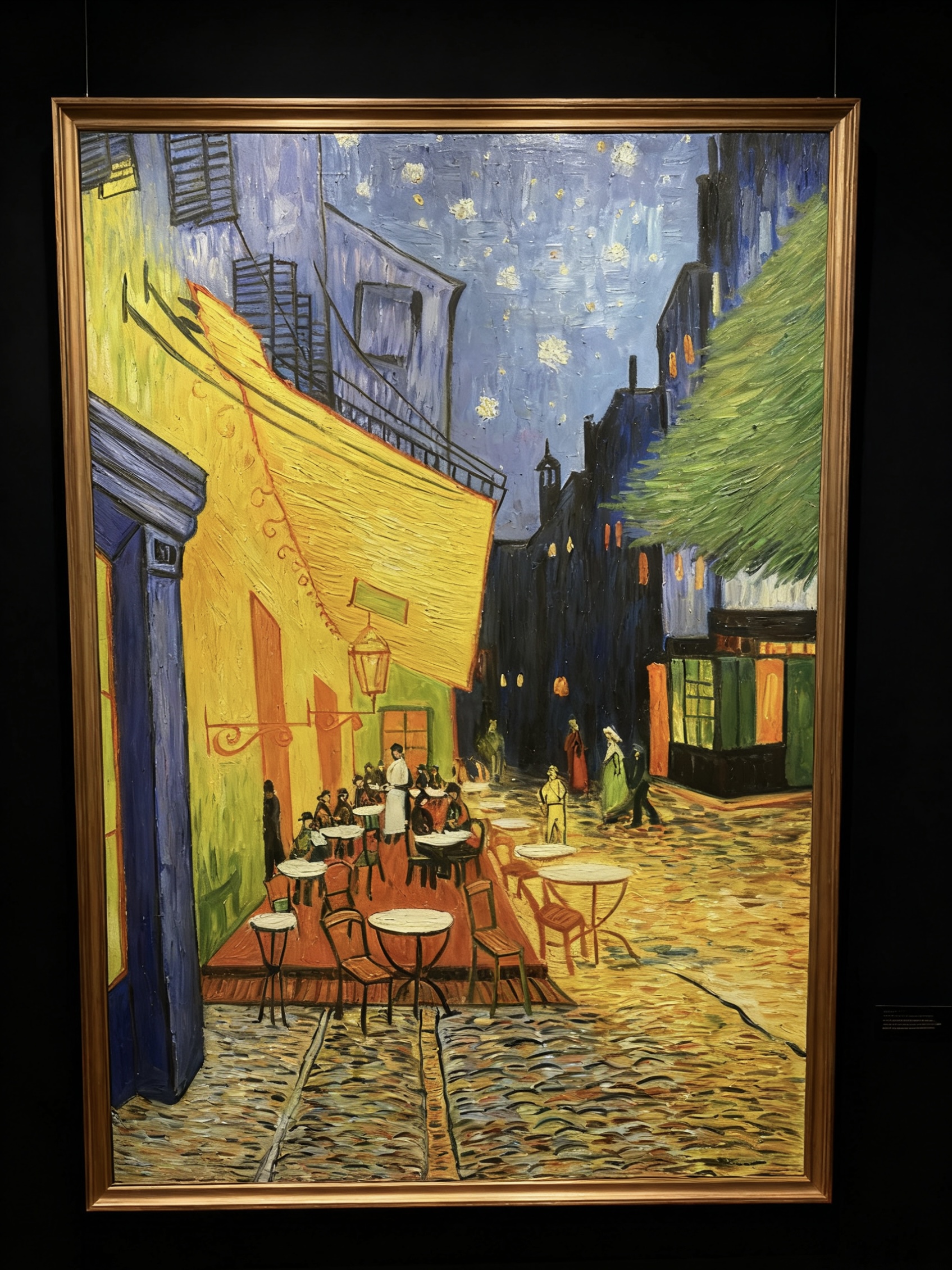 【纯手绘油画】梵高街头咖啡馆油画装饰画适合客厅餐厅的艺术挂画