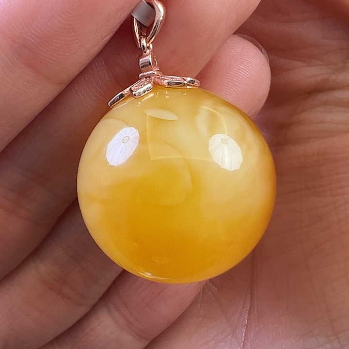 蜜蜡颈饰未镶嵌蜜蜡