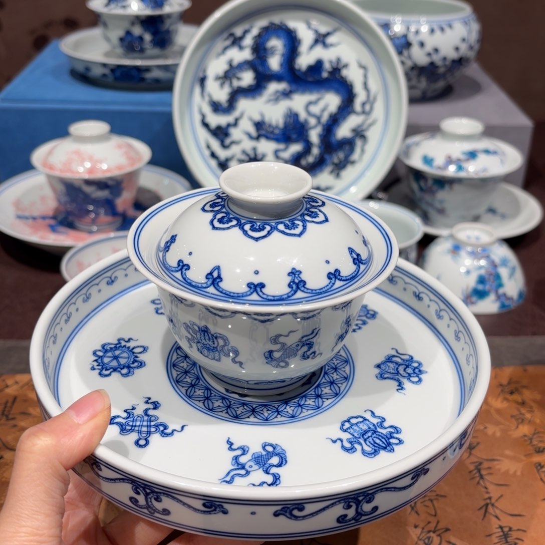 瓷片景德镇纯手工手绘