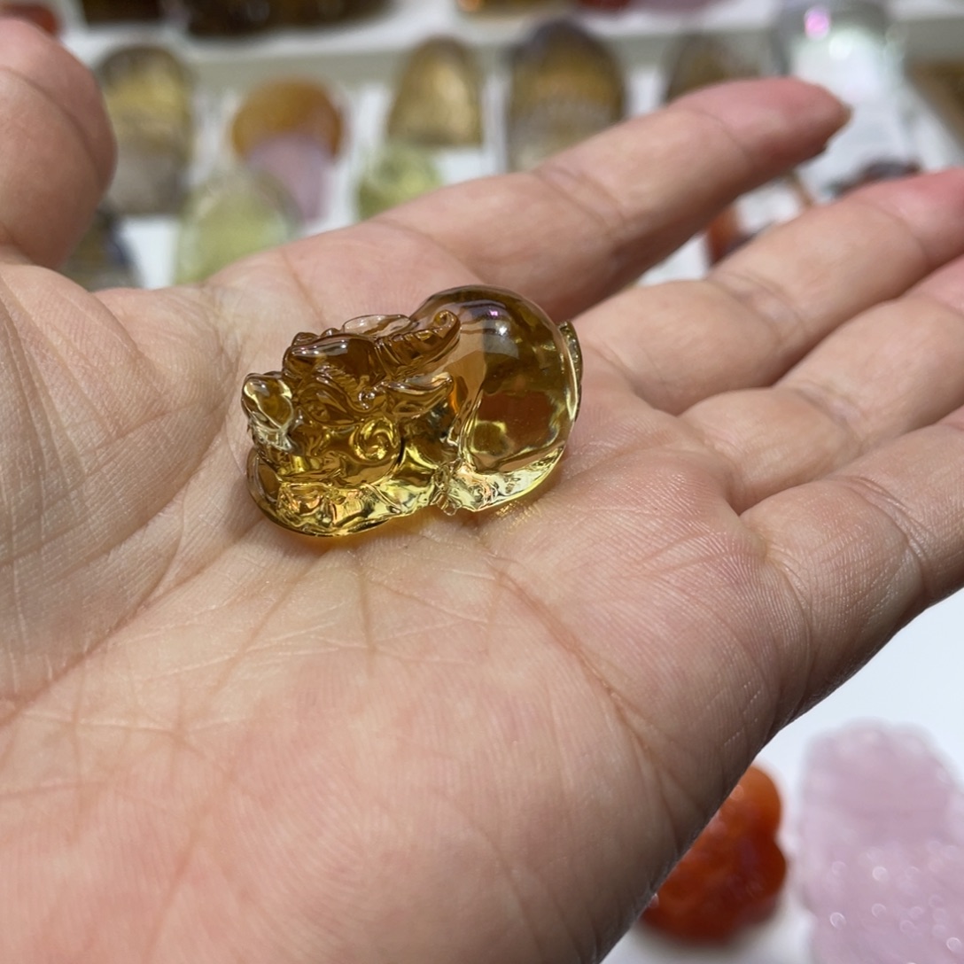 水晶颈饰未镶嵌高****忧定制