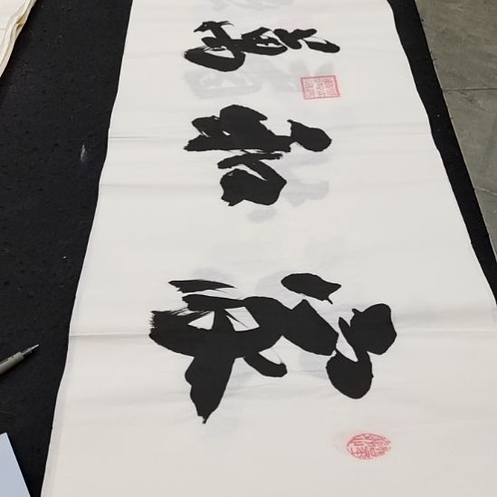 翰墨申国栋老师作品一副