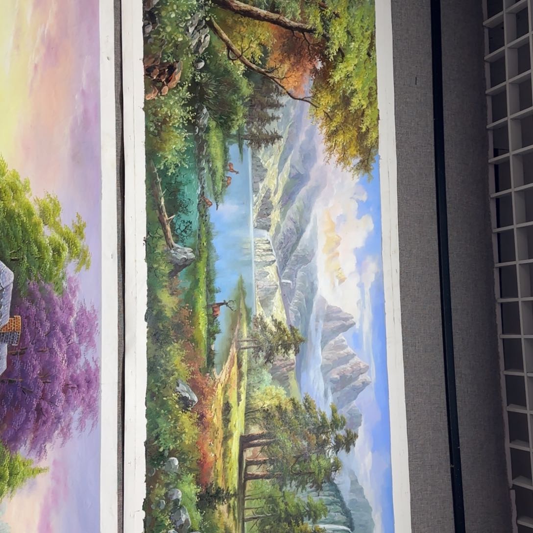 油画优惠活动的时候就可以