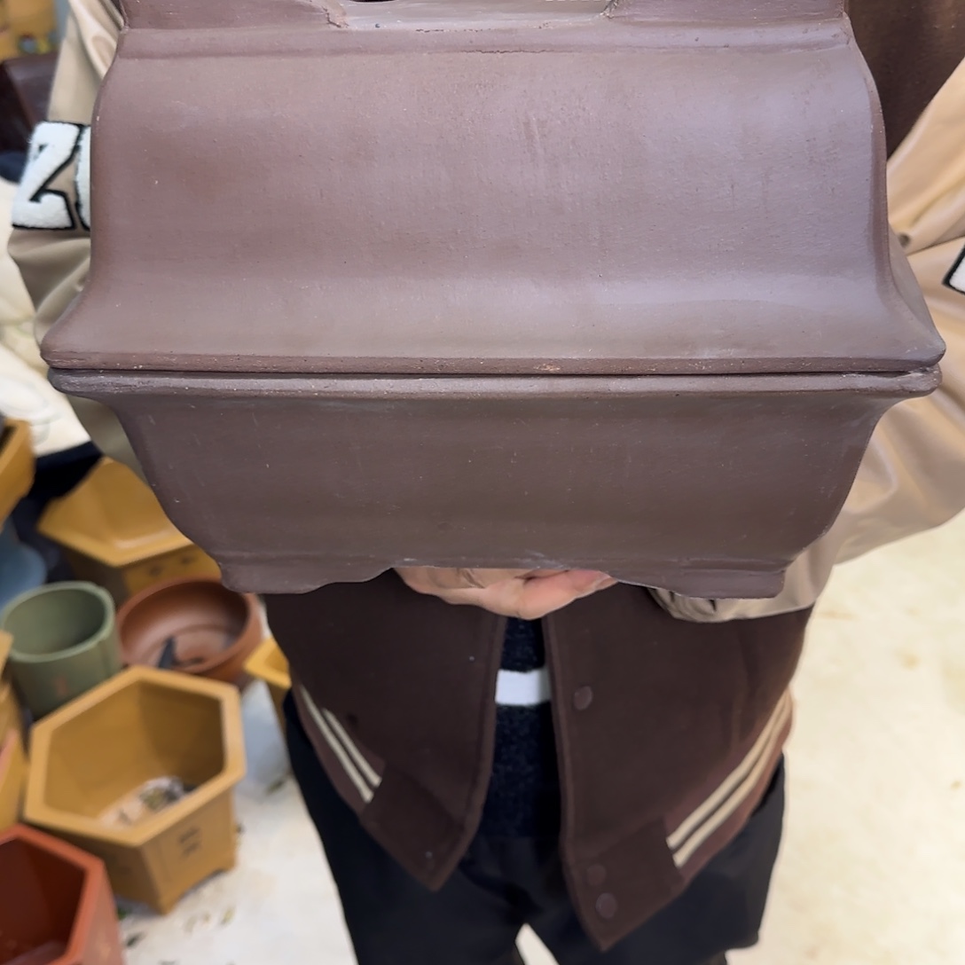 紫砂花盆口径26.18.10口径