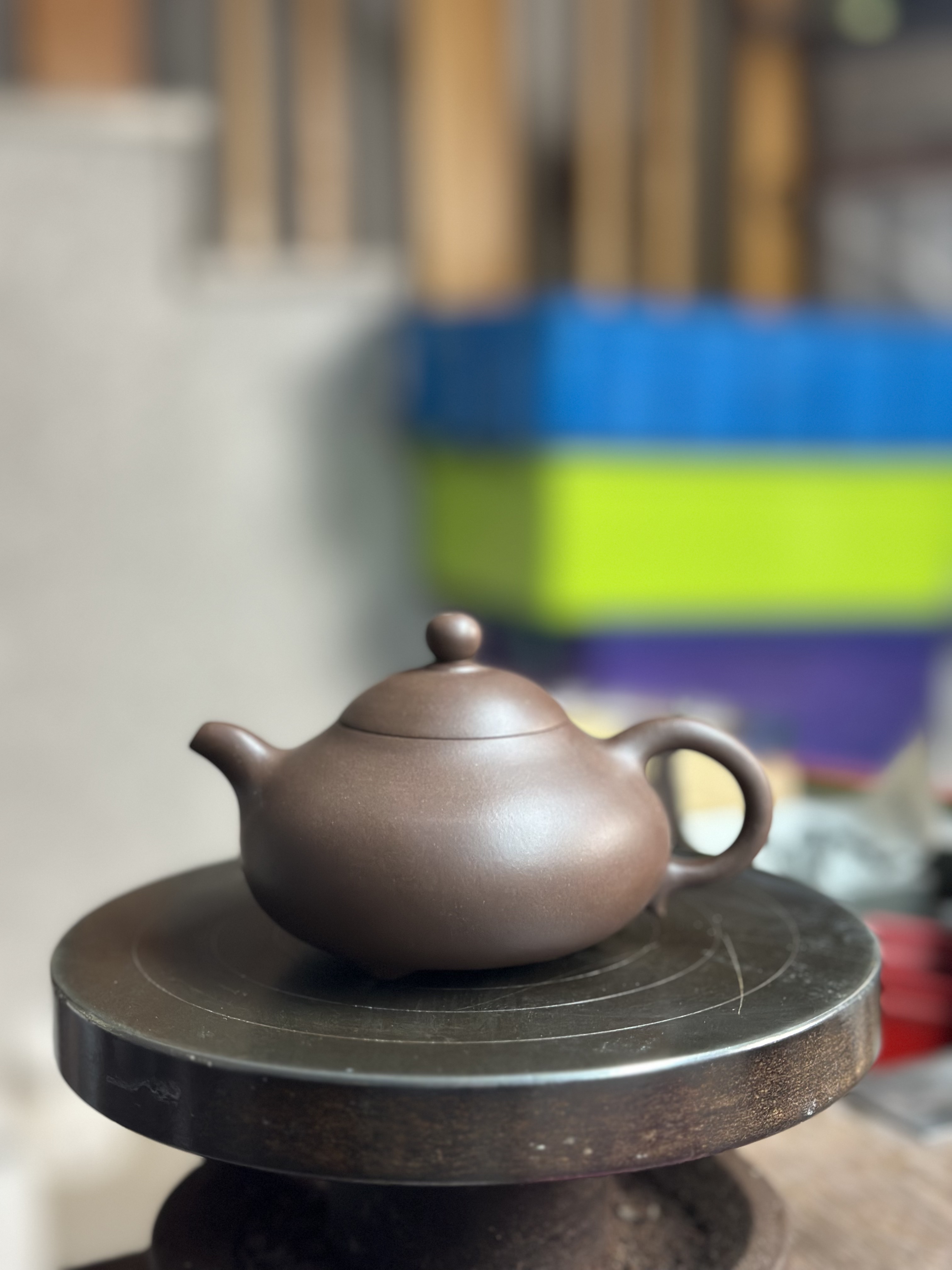 玉乳壶，150ml左右，老紫泥，全手工制作