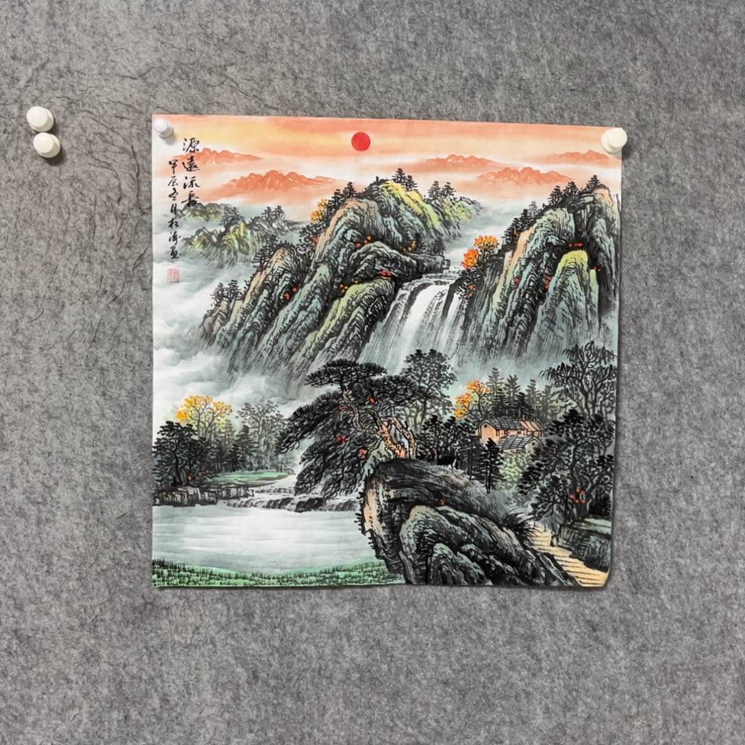 国画四尺斗方一幅