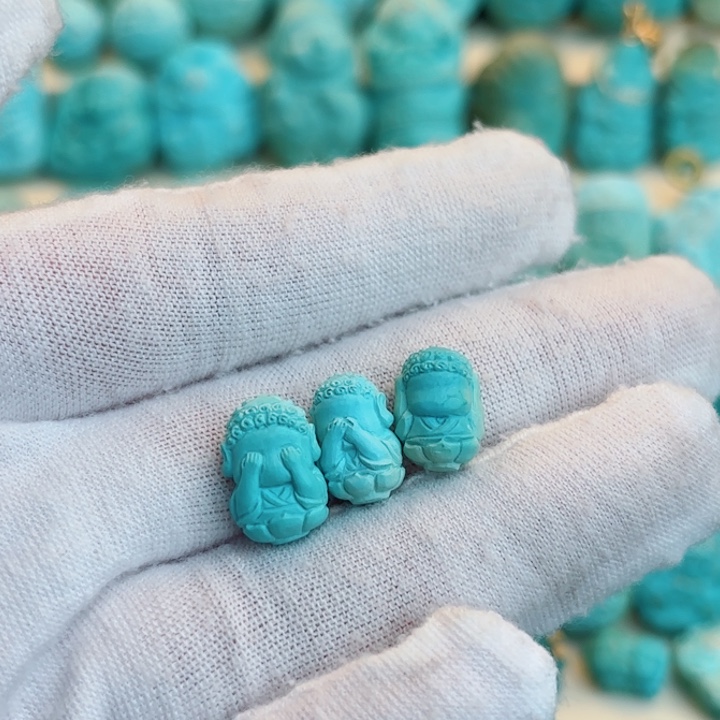 绿松石未镶嵌配饰