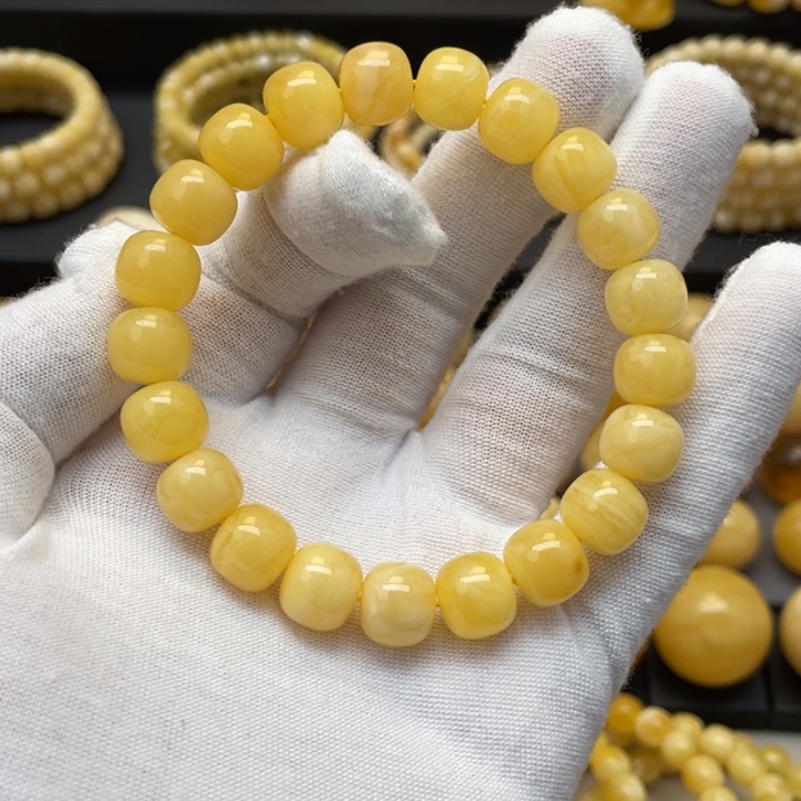 蜜蜡手链未镶嵌蜜蜡手串20