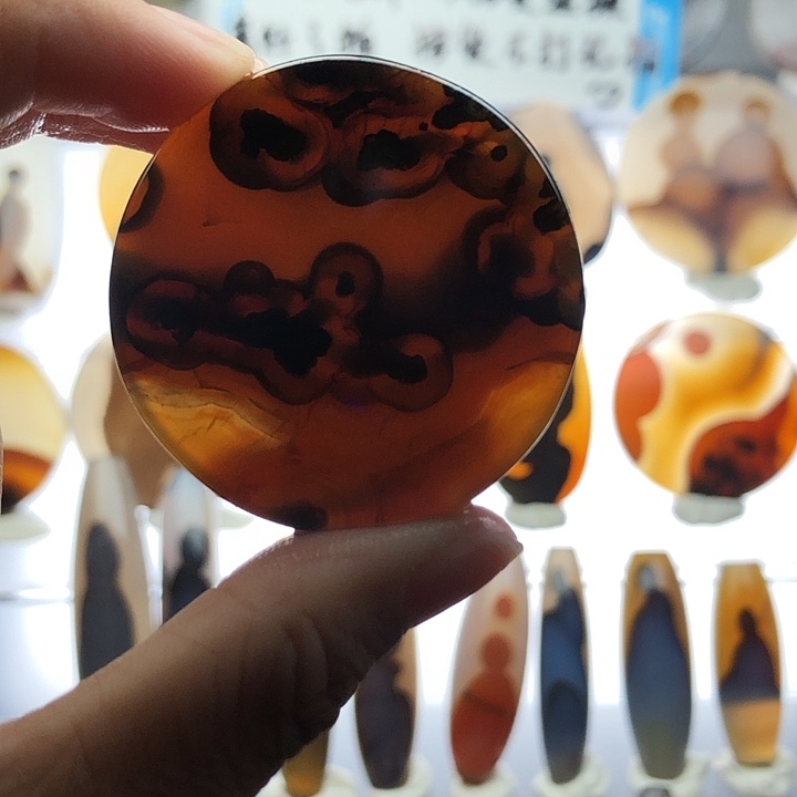 玛瑙/玉髓未镶嵌珠宝半成品54大霞