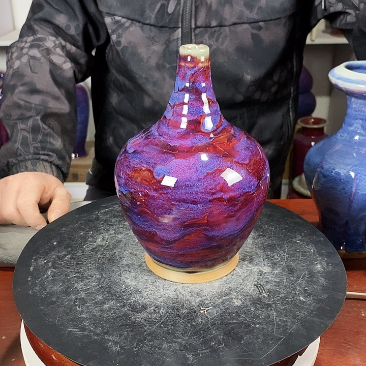 尚峰钧窑作品摆件