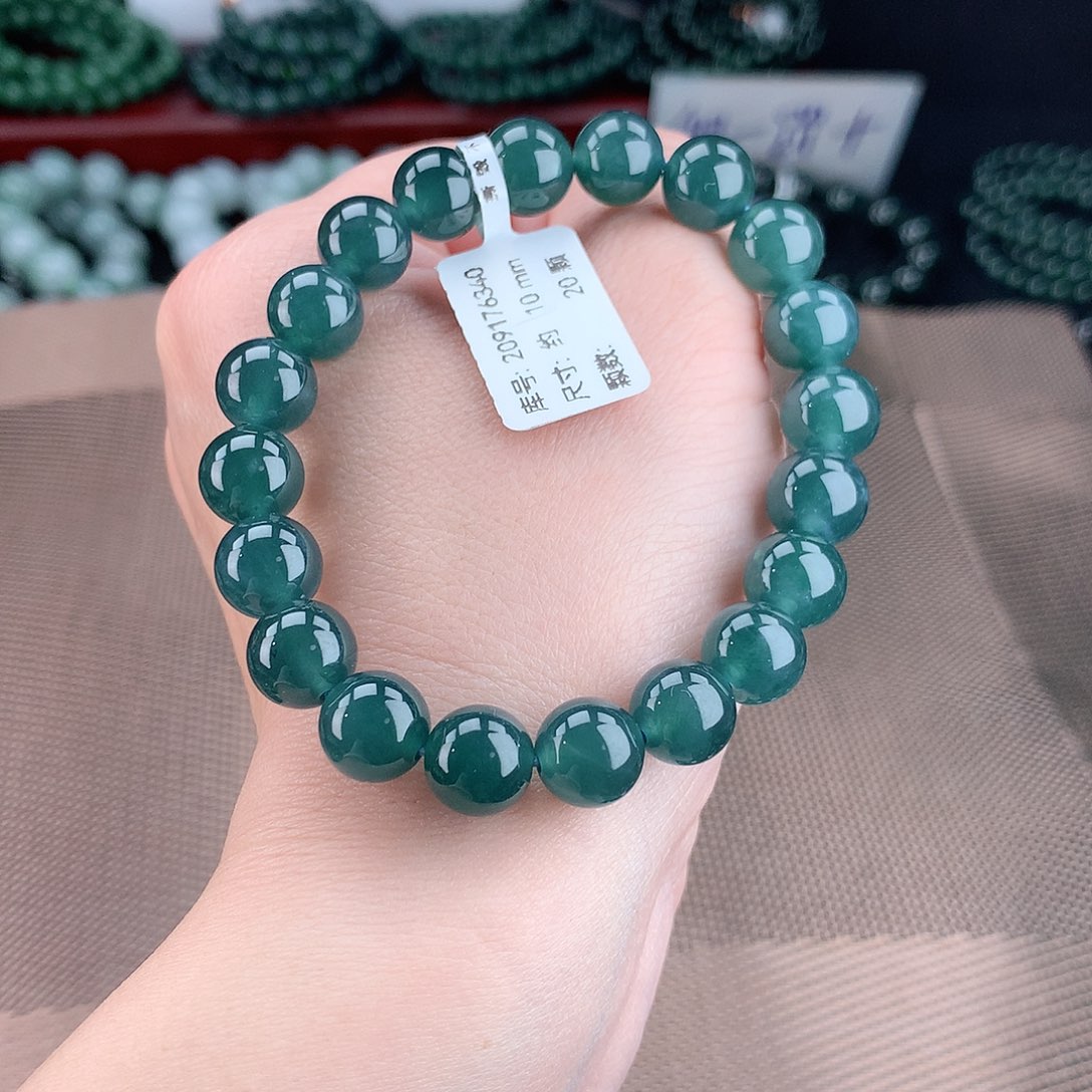 翡翠毛衣链未镶嵌