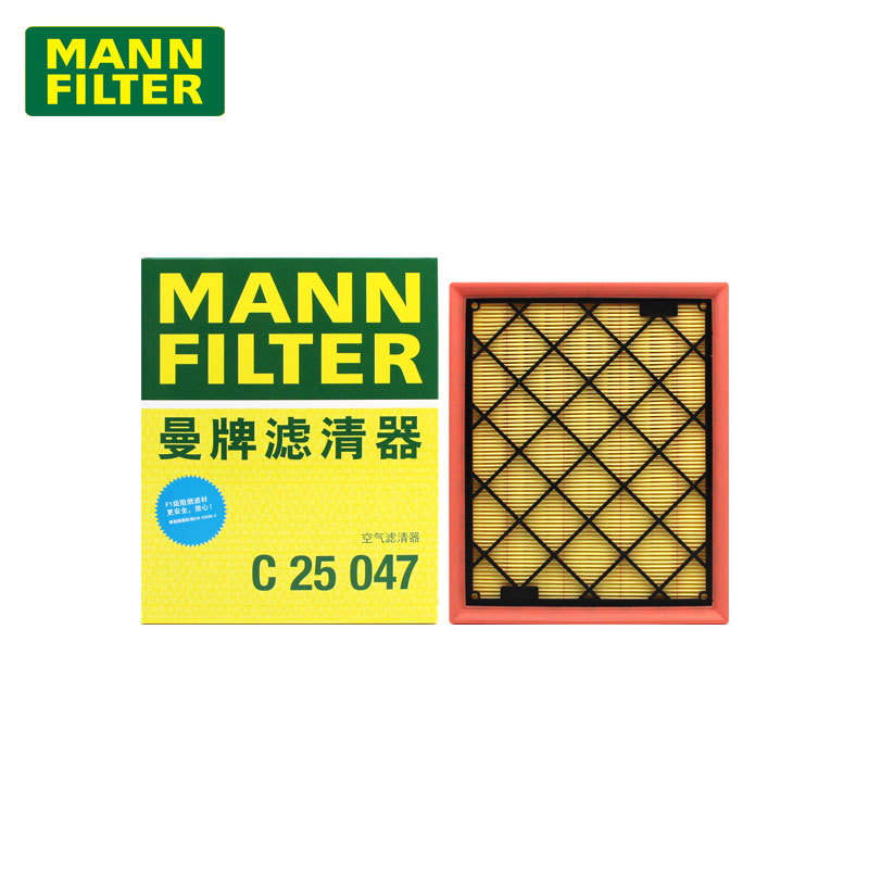 曼牌新型号C25047替换老型号C25008/1空气滤芯格滤清器