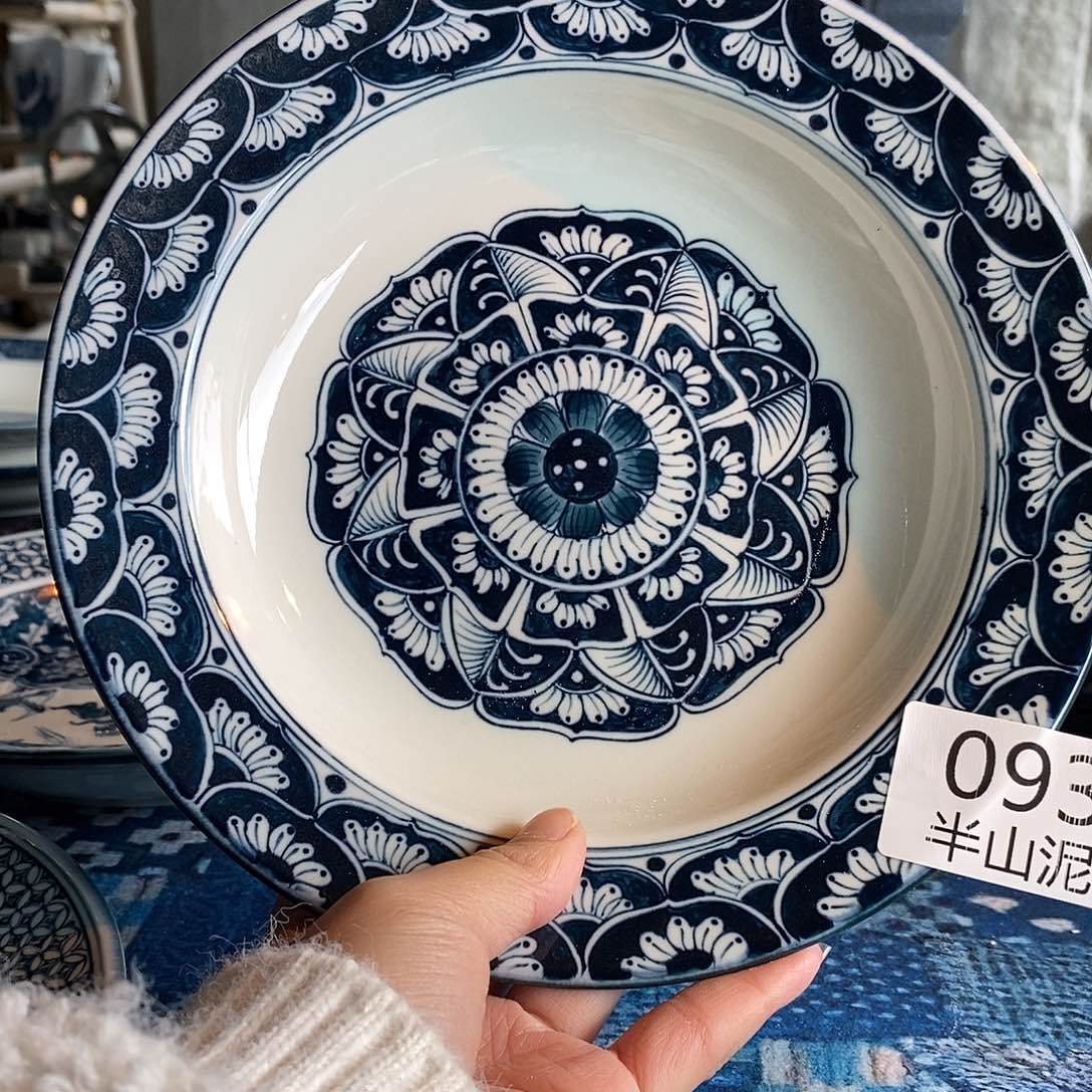 陶手工手绘青花高温陶瓷