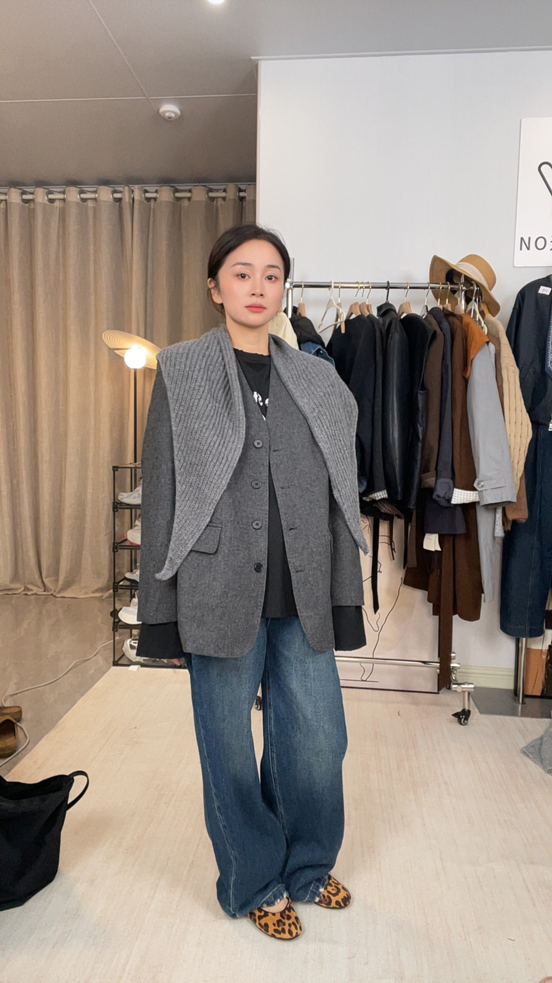 常规纯色圆领印花中长款短袖T恤套装百搭宽松复古半袖