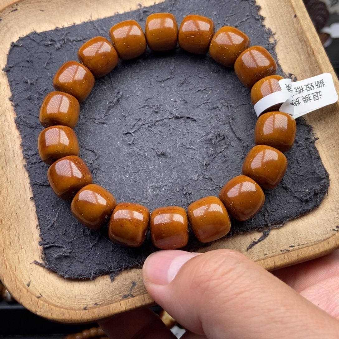 紫金鼠手串13mm天花板纯手工精工短轴